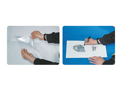 足跡檢驗用透明塑料片 足跡檢驗用透明塑料片